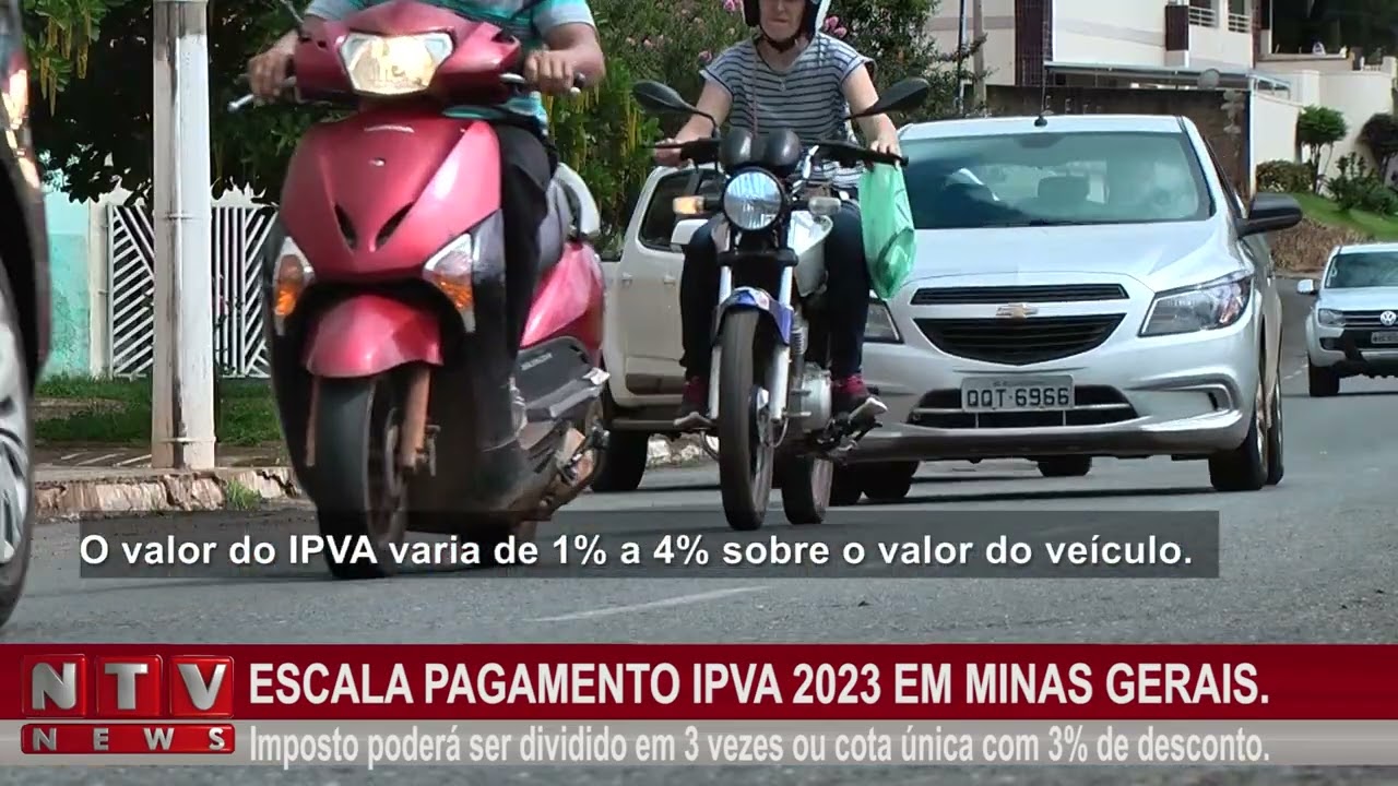 Divulgado a escala de pagamento do IPVA 2023 do estado de Minas Gerais