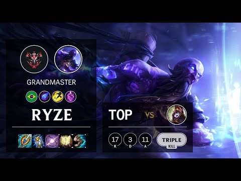 Ryze Top vs Lulu - BR Grandmaster Patch 10.20