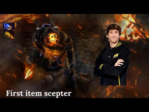 Dendi gameplay -Clinkz Scepter build