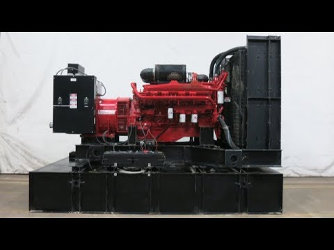 Baldor IDLC800-2MU 800 kW diesel generator  Mitsubishi EPA Tier 2 engine 29 Hrs - CSDG # 2602