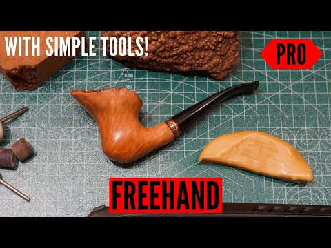 Pipe Making: Freehand Briar Tobacco Pipe, With Simple Tools