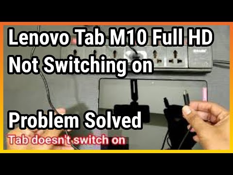 Lenovo tab m10 not turning on || Problem Solved