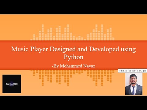 Music Player Using Python Python Projects Basic Python Project Tkinter Project Tecnico Mdn