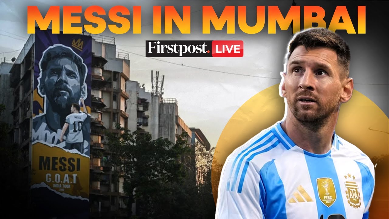 Messi India Tour LIVE: Football Legend Messi Arrives in Mumbai | Messi in Mumbai