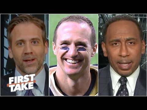 斯蒂芬-A.和麥克斯對德魯-布里斯對陣酋長隊的突發新聞作出反應｜第一時間報道 (Stephen A. & Max react to breaking news about Drew Brees playing vs. the Chiefs | First Take)