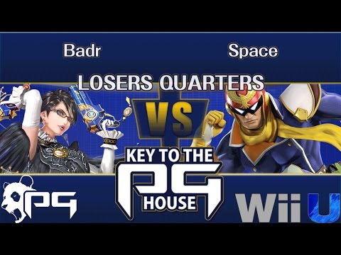 Key to the PG House LOSERS QUARTERS - Badr (Bayonetta) vs Space (Captain Falcon)