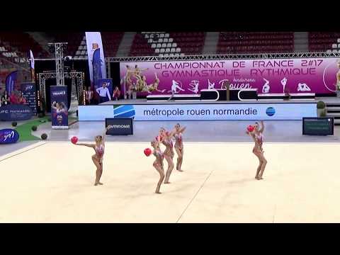 Championnes de France GR ,Coupe Villancher - Rouen 2017, Pôle GR Strasbourg