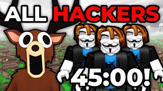 SPEEDRUNNING With The Most INSANE HACKERS In 99 Nights In The Forest!