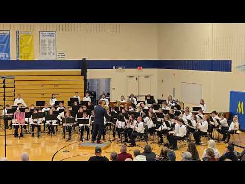 Martino Jr High Concert Band Fall 2024 The Pioneer's Passage