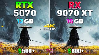 RTX 5070 vs RX 9070 XT - Test in 12 Games | 4K