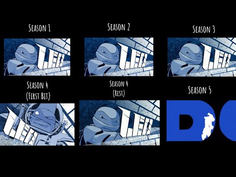 TMNT 2012 Seasons 1-5 Theme Comparison