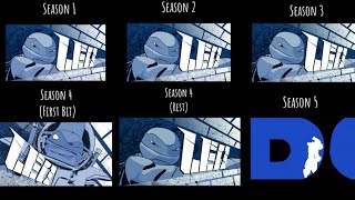 TMNT 2012 Seasons 1-5 Theme Comparison