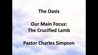 Our Main Focus: The Crucified Lamb