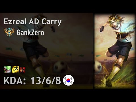 Ezreal AD Carry vs Draven - GankZero - KR Challenger Patch 6.24