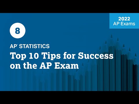 2022 Live Review 8 | AP Statistics | Top 10 Tips for Success on the AP Statistics Exam