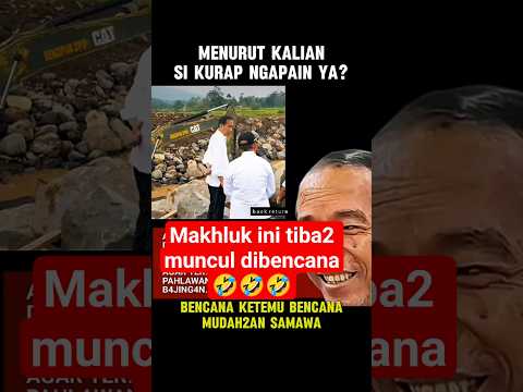 KOCAK‼️ TIBA2 JOKOWI MUNCUL DI BENCANA #jokowi #tangkapjokowi #ijasahpalsu #viral #shorts
