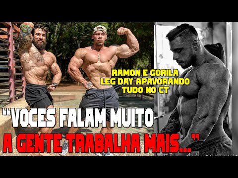 RAMON TALKS ABOUT THE SIZE OF THE GORILLA | AMAZING LEG DAY AT CT | MAX ALMOST 1 MILLION SUBSCRIBERS