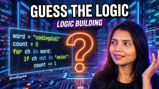 Python Program for Logic Building | How to Improve Coding Logic in Python