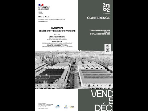 Conférence Jean-Marc Gancille, DARWIN, genèse d’un tiers-lieux d’envergure – 5 décembre 2025