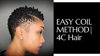 Easy Coils | Texture Method 4C Hair