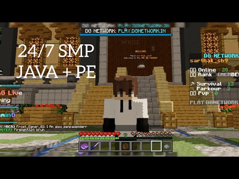 🔥 EPIC Minecraft Public SMP 24/7 Java + PE Server @PositiveVibePlays