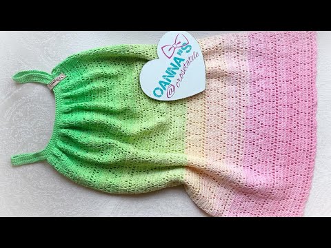 Rochița croșetată rosegarden inimioare, explicații detaliate