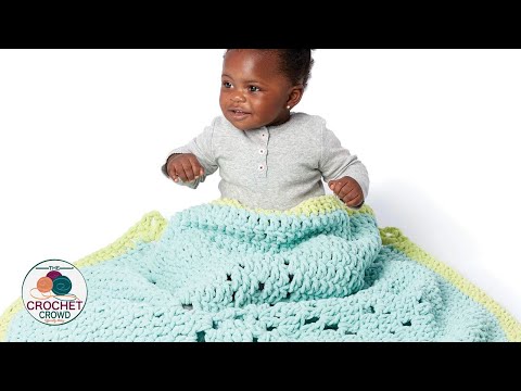 Left Hand Crochet for Beginners Baby Blanket Pattern The Crochet Crowd