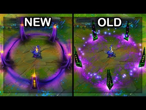 All Veigar Skins NEW and OLD Comparison Visual Effects Update (VFX) 2018 - League of Legends