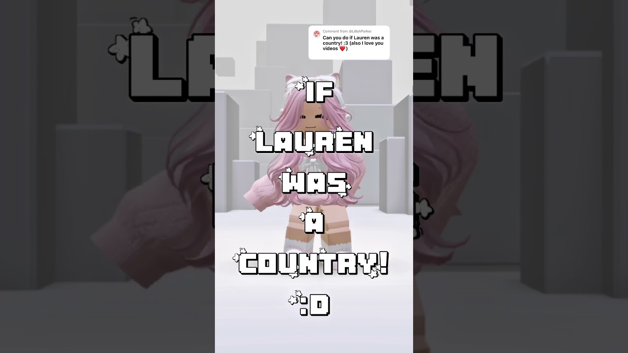 if lauren was a country!!