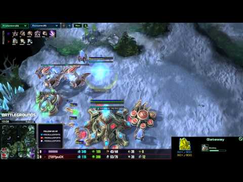 Puck(P) Vs. "TeaCupSunday"(Z) G1 - Red Bull Battlegrounds NA Qualifier