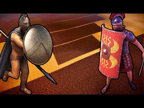 5,000,000 ROMAN SOLDIERS vs 1,000,000 SPARTANS | UEBS 2