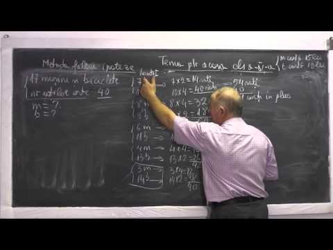 2/2 Lectia 615 - Metoda COMPARATIEI si metoda FALSEI IPOTEZE - Rezolvam probleme din tema - Clasa 4