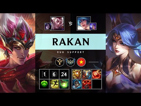 Rakan Support vs Sona - VN Challenger Patch 25.18