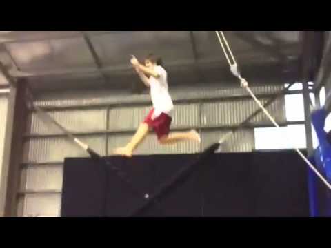 Double Backflip On An Olympic Tramp