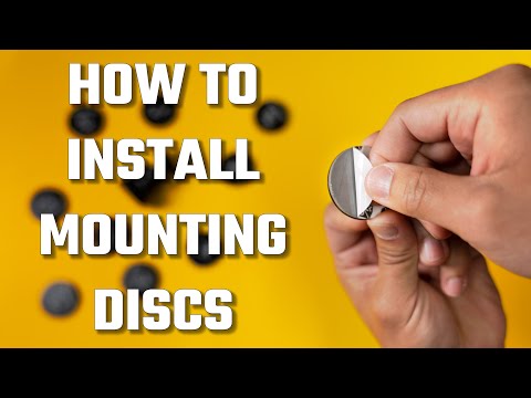 How to Install Our Mounting Discs