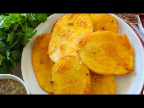 Crispy Potato Pakora | Gato Pomme de Terre Frire