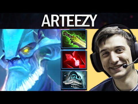 Leshrac Dota 2 Gameplay Arteezy with 22 Kills and Shivas and EB