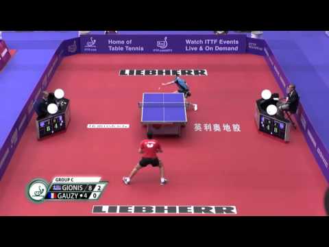 Point exceptionnel de Simon Gauzy à la Coupe du Monde 2015