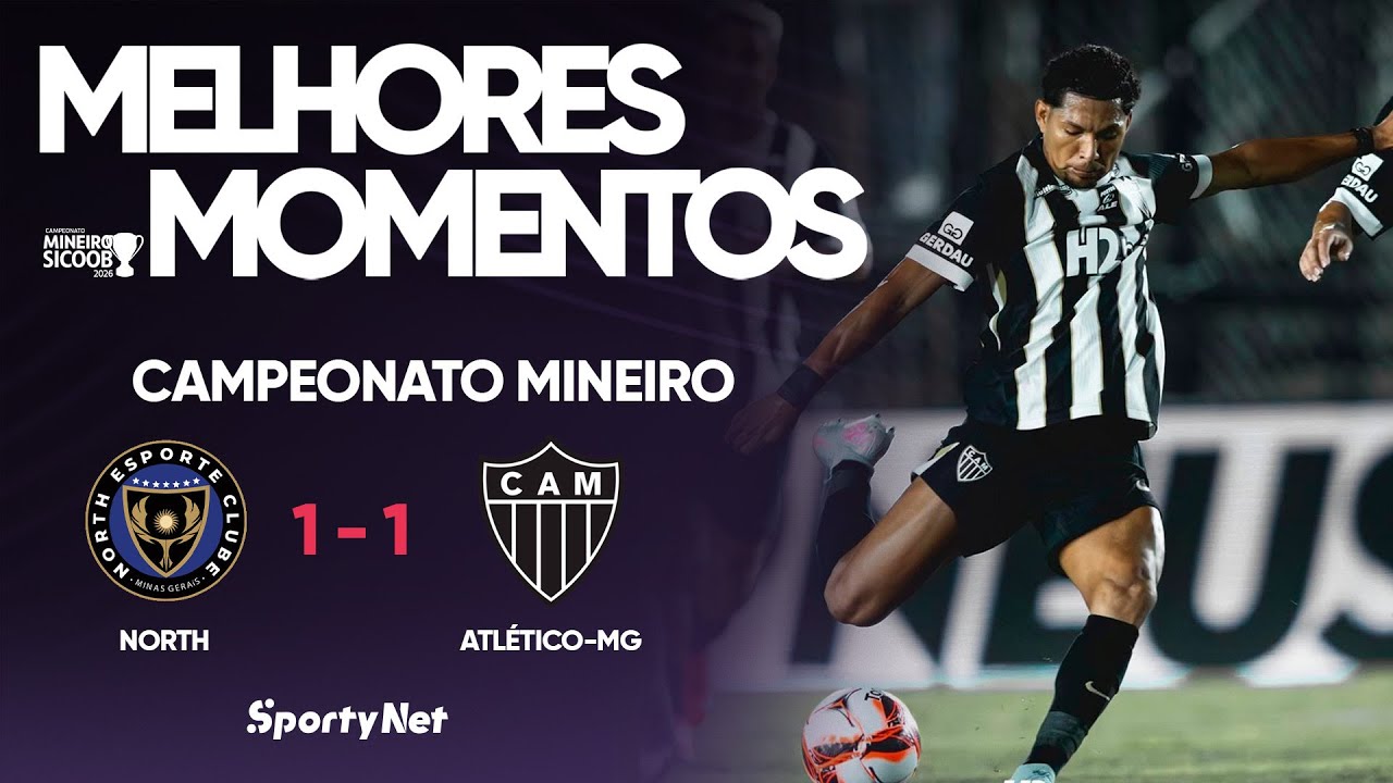 North Esporte Clube vs Atlético Mineiro Highlights