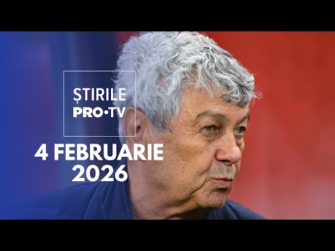 Știrile PRO TV - 4 Februarie 2026 | Mircea Lucescu, sub supraveghere medicală