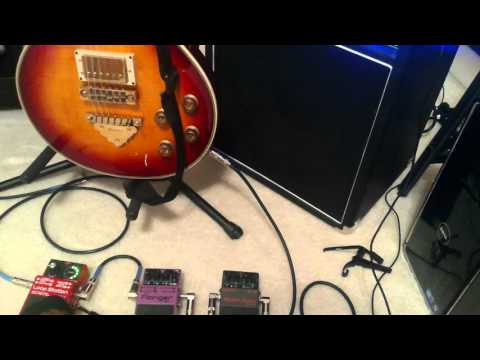 Death Grips sample + Guitar effects on looper pedal