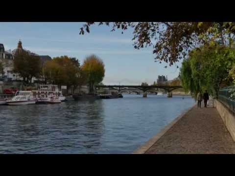 Paris quai de Seine 4K