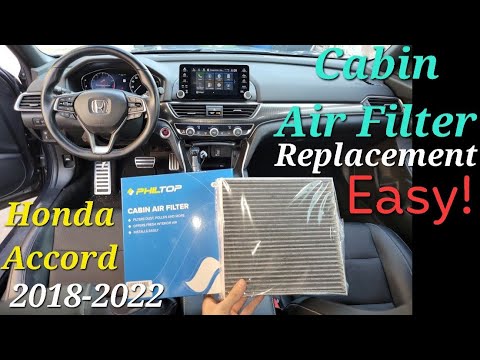 Honda Accord- CABIN Air Filter Replacement (2013-2022)