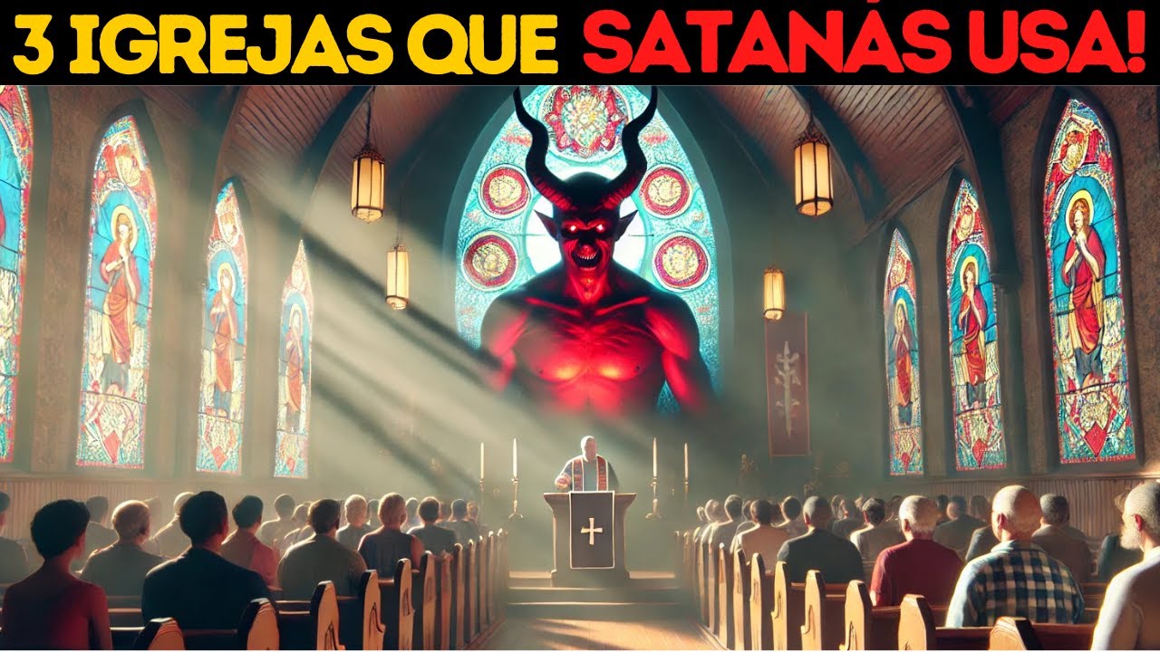 NÃO entre nestas três IGREJAS, elas vão te levar ao abismo eterno! SÃO FERRAMENTAS DE SATANÁS