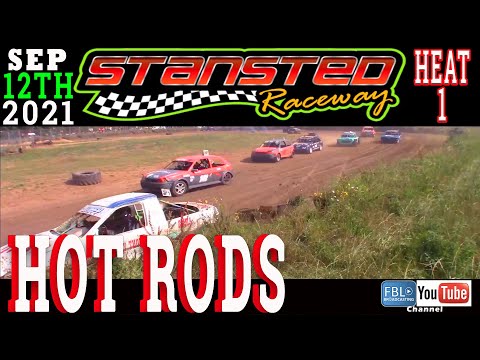 Stansted Raceway. HOT RODS. HEAT 1. 12TH SEPTEMBER 2021. Stock car. Banger racing. Dirt Racing.