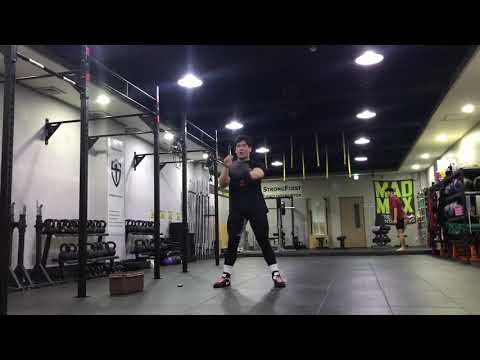 JOAS P3C2W1D2 40kg KB 5/5 emom 12round last round 케틀벨 한팔 스윙