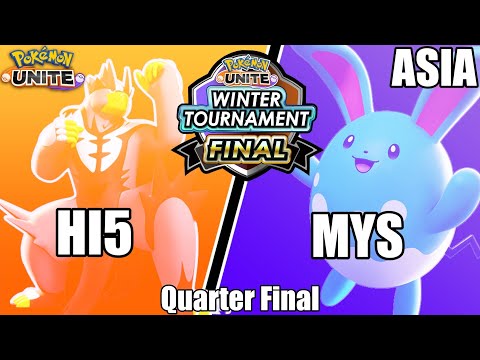 Hi5 vs MYS - Winter Tournament 2023 Quater Final - Pokemon Unite Tournaments