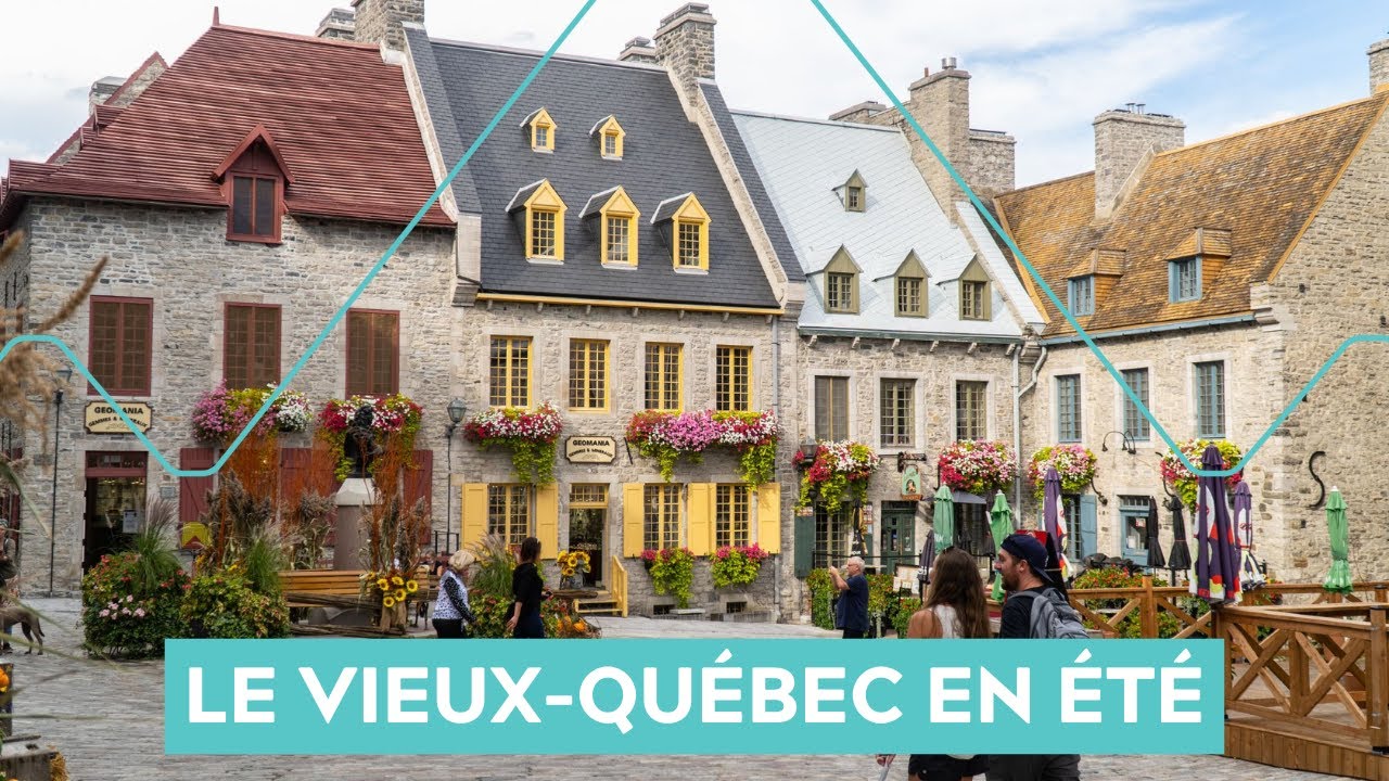 Old Quebec in 4K - Walk in the historic district
