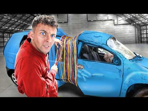 How many rubber bands to crush a car?