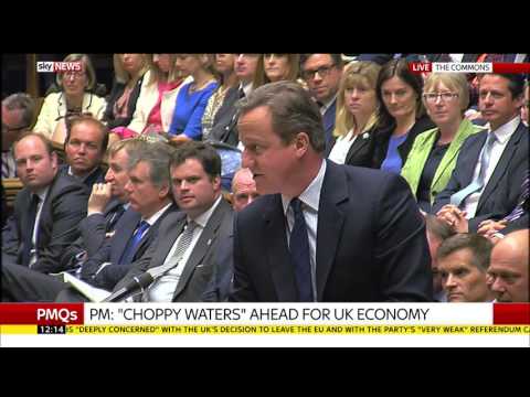 David Cameron tells Jeremy Corbyn to GO #PMQs